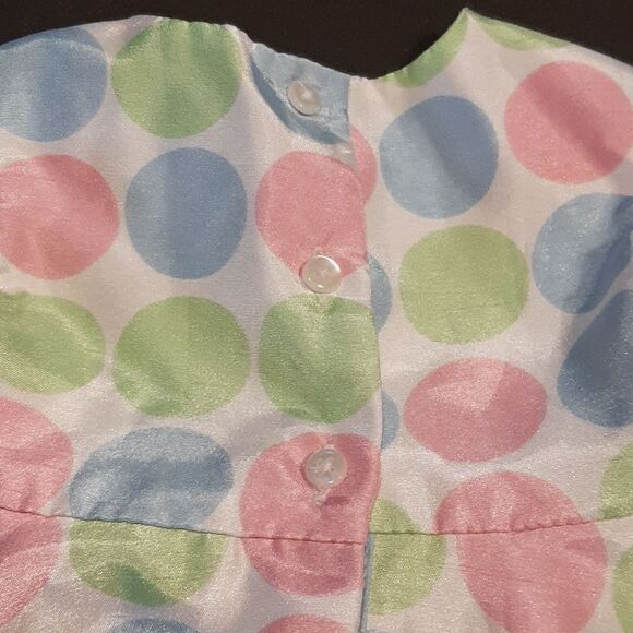 George White with Pastel Polka-dot Dress with Bottoms - Picture 5 of 11